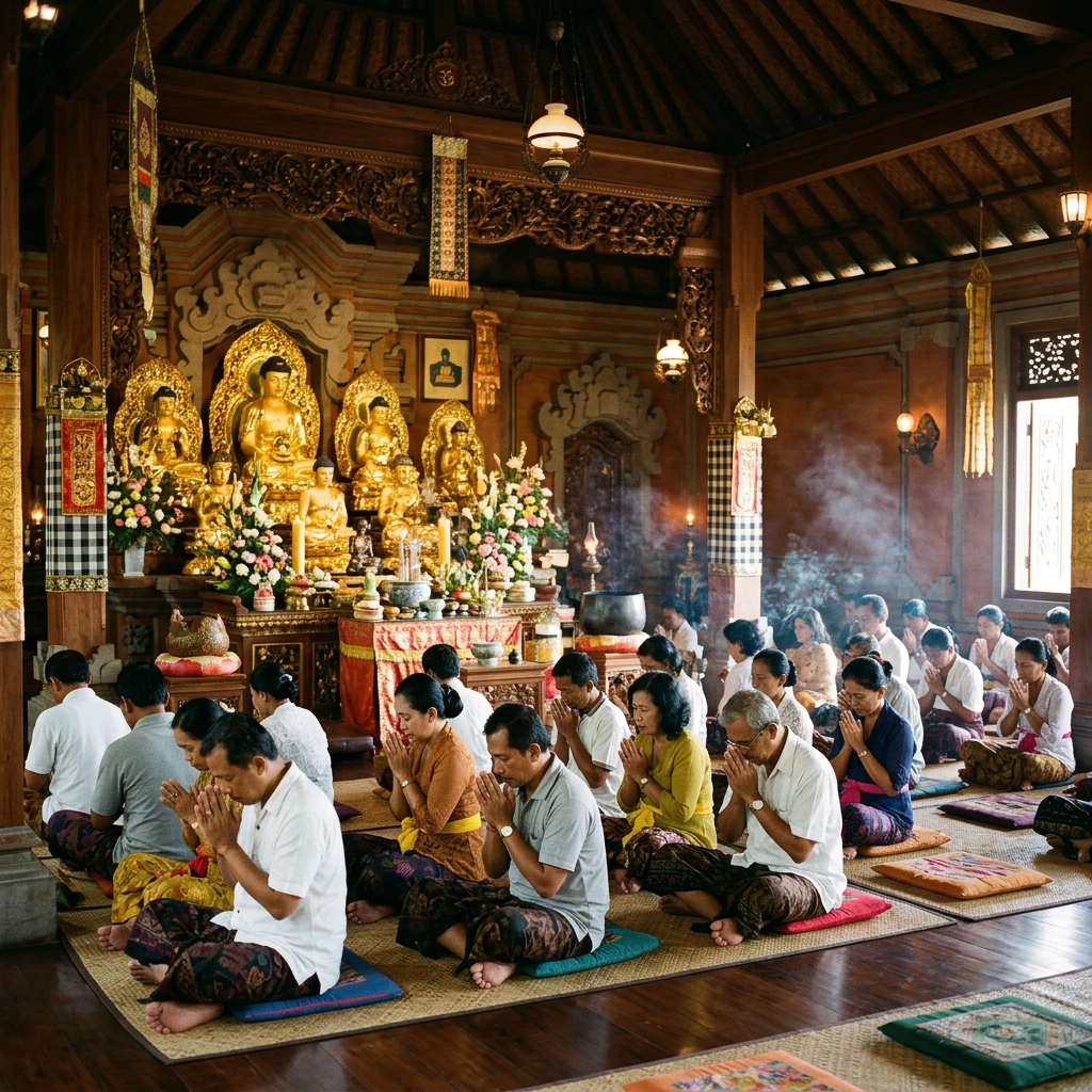 Vihara dan Rupang Buddha MAHASI Bali